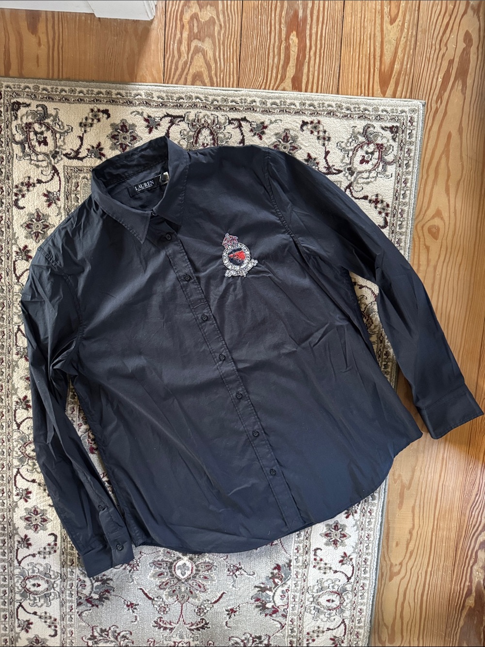 RL Classic Fit Beaded-Crest Shirt